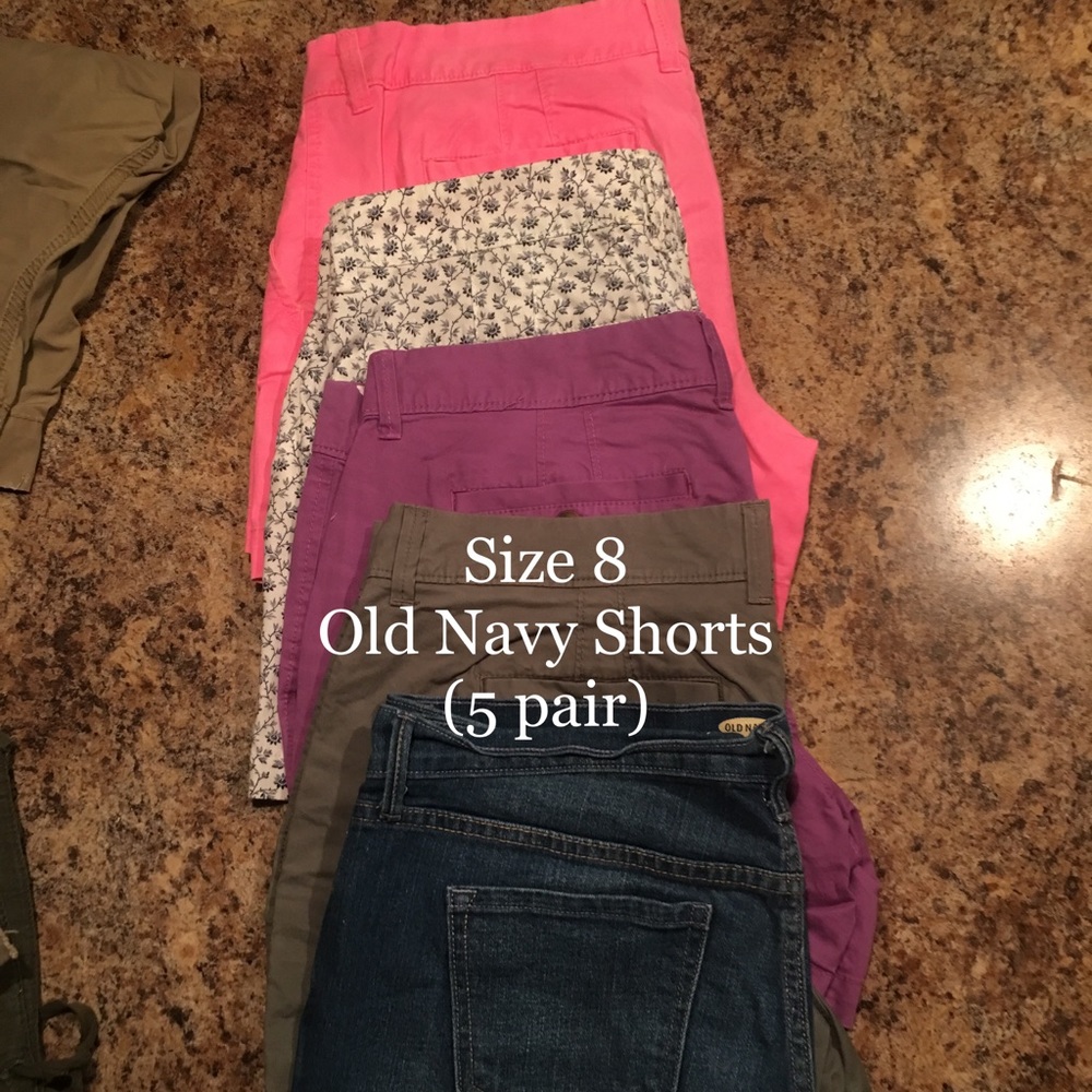 Old Navy Shorts (5 pair Lot) Size 8
